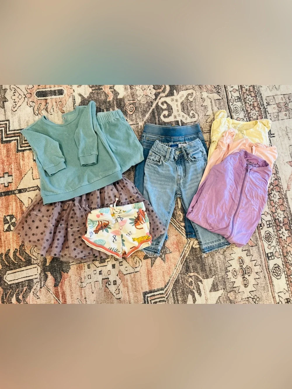 Baby Girl 9 Piece Clothing Bundle